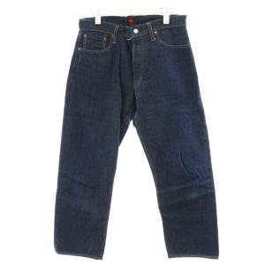 711 デニムパンツ ジーンズ ジーパン Gパン ボタンフライ W32L30 紺 ネイビー /AN39