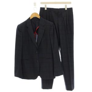 Ermenegildo Zegna スーツ セットアップ チェック柄 背抜き 薄手 ジャケット パンツ