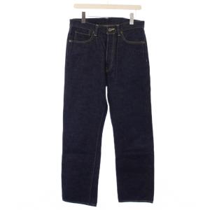 44DENIM デニム パンツ ジーンズ ストレート ボタンフライ W32 紺 /TK