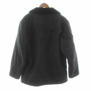 Schott フェイクムートンコート ミドル丈 ウール 40 グレー 1331405039 /KU