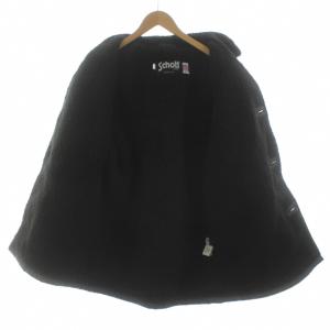 Schott フェイクムートンコート ミドル丈 ウール 40 グレー 1331405039 /KU