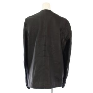 KATHARINE HAMNETT シングルライダース ラムレザー ジャケット ジップアップ アウター XS 黒 935G8502 /TK