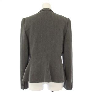 ARMANI COLLEZIONI テーラードジャケット ヘリンボーン柄 44 グレー SMG22T /TK