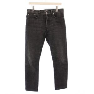 デニムパンツ ボタンフライ W30 ブラック