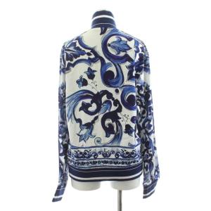 DOLCE&GABBANA トラックジャケット 36 ブルー ホワイト