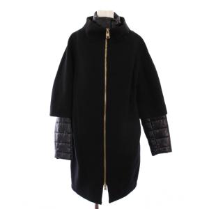 PRODUZ LAVJAP スタンドカラーコート 38 ネイビー