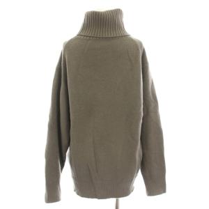 Deuxieme Classe 20AW ミドルゲージタートル ニット セーター タートルネック 長袖 茶 ブラウン 20080500705030