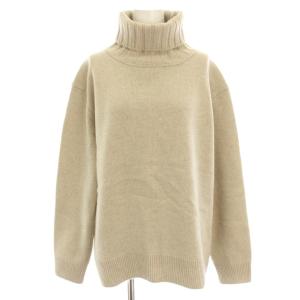 19AW ジェイド JADE タートルネックプルオーバー ニット セーター 長袖 カシミヤ混 ベージュ