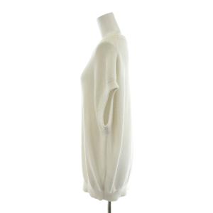 Plage 25SS Washable Washi Mix ニット カットソー ノースリーブ 白 ホワイト 25080922113020