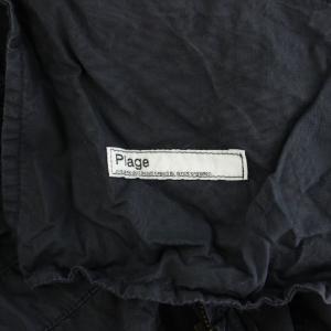 Plage 23SS フライトジャンプスーツ オールインワン つなぎ 長袖 36 黒 ブラック 23040922304010