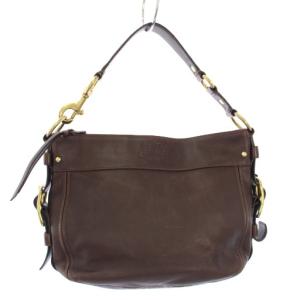 ワンショルダーバッグ ハンドバッグ レザー ブラウン 12671 /TK
