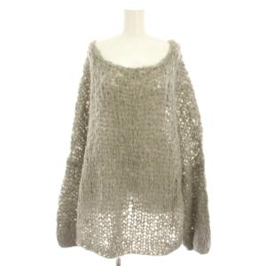 23AW HAND KNIT ジャンボタムプルオーバー2 ニット モヘヤ