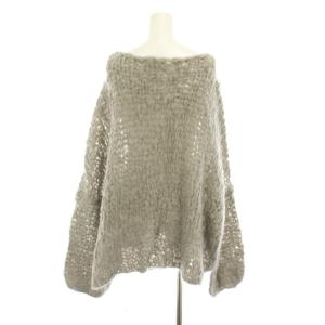 Plage 23AW HAND KNIT ジャンボタムプルオーバー2 ニット モヘヤ