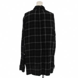 REMI RELIEF L'Appartement 25SS CHECK 2 WAY SHIRT チェック F ブラック