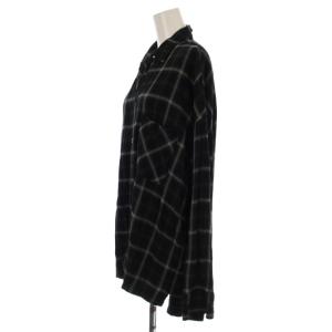 REMI RELIEF L'Appartement 25SS CHECK 2 WAY SHIRT チェック F ブラック