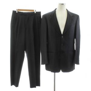 LE COLLEZIONI シングルスーツ セットアップ テーラードジャケット 総裏地 パンツ ジップフライ