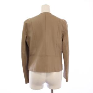 ANAYI レザーブルゾン 36 ベージュ