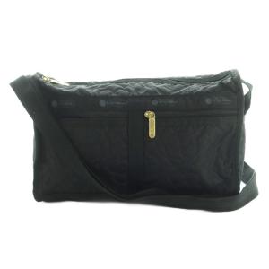 ショルダーバッグ ナイロン キルティング 花柄 黒 ブラック /MI