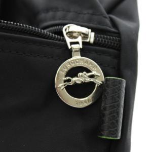 Longchamp ルプリアージュ ブリーフケース ハンドバッグ ナイロン レザー 黒 ブラック L2182919001 /AN27