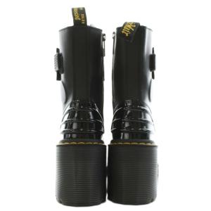Dr.Martens GAYA 10 ショートブーツ ヒール レースアップ レザー 23.0cm 黒 ブラック 31006001