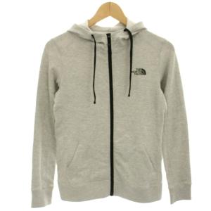 ストレッチスウェットフルジップフーディ パーカー トレーナー 長袖 M グレー NTW11797 /HN