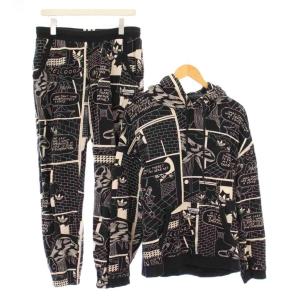 セットアップ プルオーバーパーカー スウェット 長袖 ジョガーパンツ イージー ウエストゴム ストレッチ