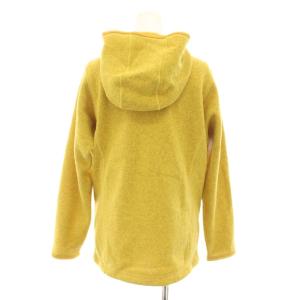 mont-bell クリマプラス ニットパーカ アウター フード ロゴ刺繍 L 黄 イエロー 1106590 /YT