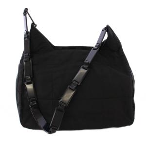 ショルダーバッグ ナイロン ブラック