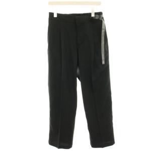 × BEAMS LIGHTS グルカパンツ クライミングパンツ ワイドパンツ イージー M 黒 ブラック