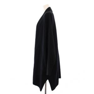 MUSE de Deuxieme Classe 21SS Twins cotton ショートガウン カーディガン 黒 21020500401010 /KH