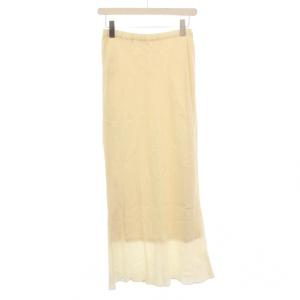 Framework 25SS シルキーキュプラバイアススカート マーメイド イージー タイト マキシ ロング ウエストゴム