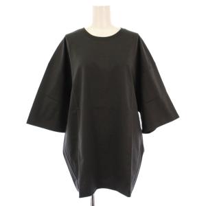 24SS ビッグTシャツ 半袖 クルーネック 無地 ストレッチ ワンカラー F グレー タグ付き 24070586506010