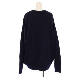 EVERYDAY I LIKE 24AW Basic Knit ウール F ネイビー
