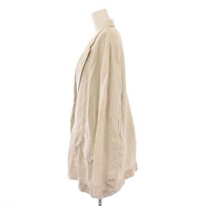 Spick&Span 24SS リネンエアリージャケット テーラード アウター シングル 40 ベージュ 24010200101010