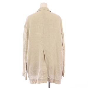 Spick&Span 24SS リネンエアリージャケット テーラード アウター シングル 40 ベージュ 24010200101010