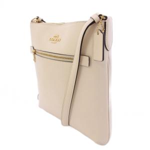 COACH ショルダーバッグ かばん レザー ロゴ 白 ホワイト C1556 /BB