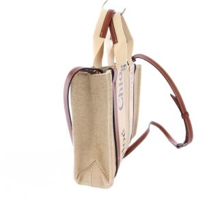 Chloe Woody スモールトートバッグ 2WAY ベージュ