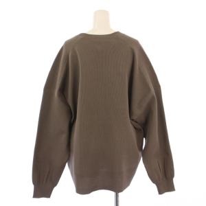AP STUDIO 24AW Wide Knit P/O ワイドニットプルオーバー 長袖 クルーネック ストレッチ ワンカラー