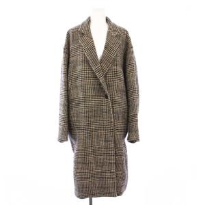 23SS チェックダブルコート ベージュ 23020560203510