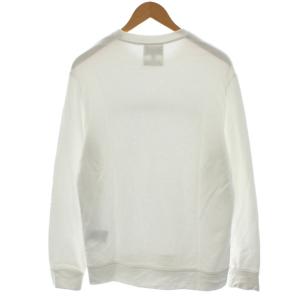 EMPORIO ARMANI スウェット トレーナー ロゴ モダール L 白 ホワイト 8N1MR6 /AN18