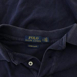 POLO RALPH LAUREN ポロシャツ L ネイビー 半袖 ロゴ 数字刺繍 /JP