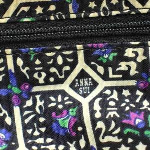 ANNA SUI ショルダーバッグ 蝶 黒 パープル /G