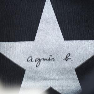 agnes b. ハンドバッグ チャーム エナメル 黒 ブラック /AN11