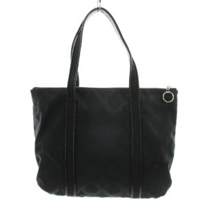 COACH ポピー ポプアート トートバッグ ハンドバッグ ショルダーバッグ チャーム付き キャンバス 黒 ブラック
