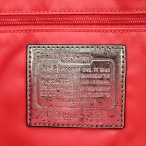 COACH ポピー ポプアート トートバッグ ハンドバッグ ショルダーバッグ チャーム付き キャンバス 黒 ブラック