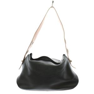 ハンドバッグ ワンショルダーバッグ レザー 黒 ブラック /AN13