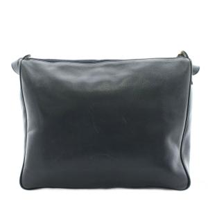 Salvatore Ferragamo ヴァラ ショルダーバッグ レザー 紺 ネイビー L217073 /AN10 OH