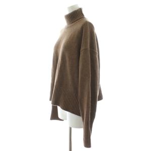 N.O.R.C ニット セーター 長袖 タートルネック ウール カシミヤ混 3 茶 ブラウン /KU