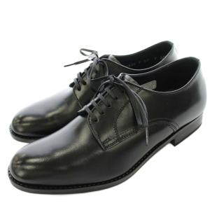 レースアップシューズ レザーシューズ 革靴 22.5cm 黒 ブラック /G
