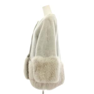 Diagram GRACE CONTINENTAL ムートンFOXジャケット フォックスファー ラムファー 2way 36